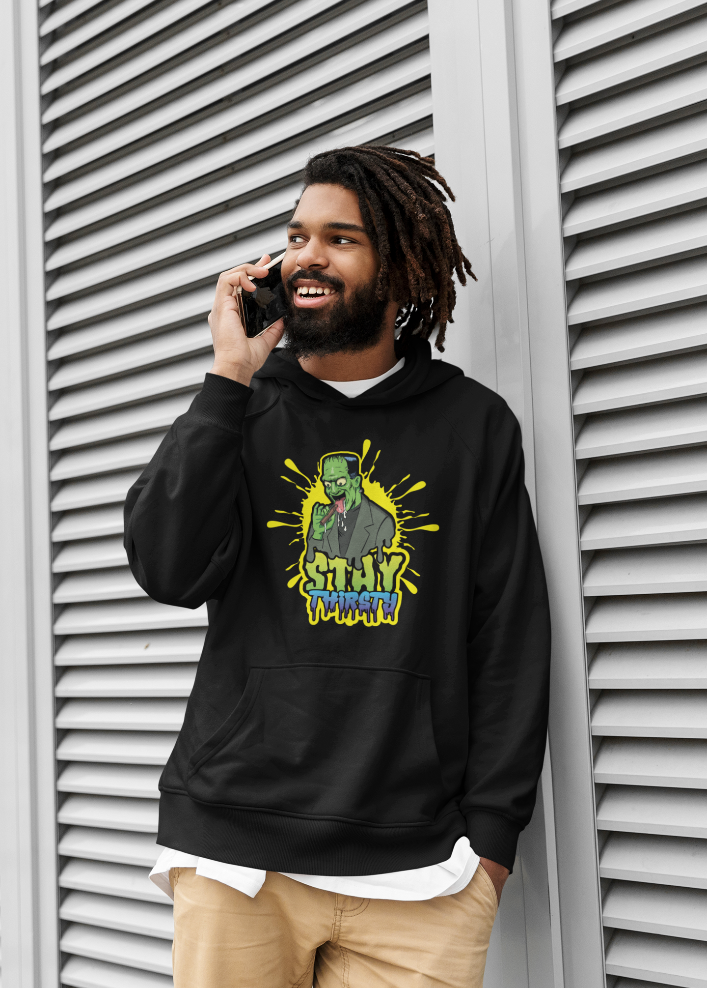 MEN' STAY THIRSTY SMART HOODIE