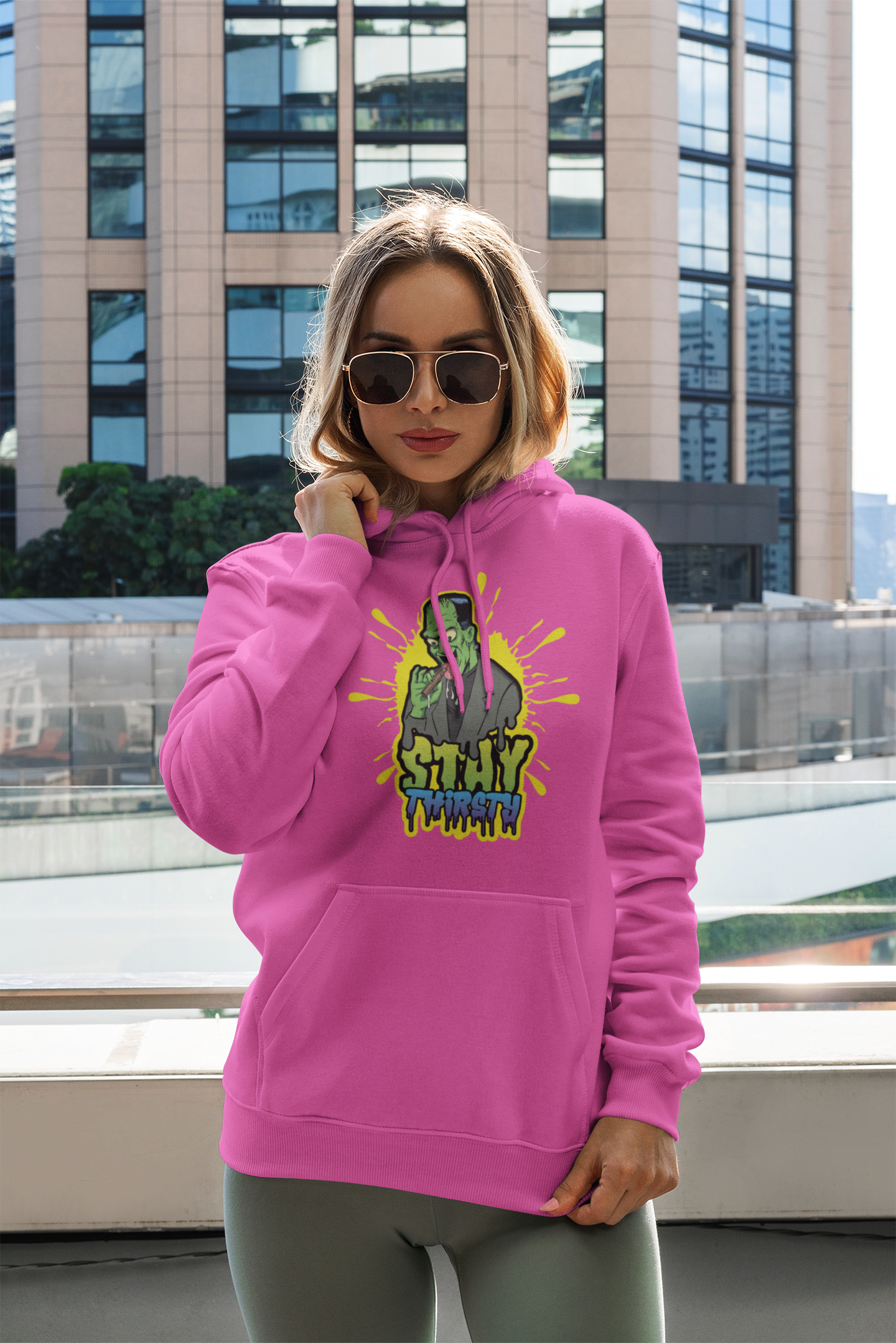 WOMEN'S STAY THIRSTY SMART HOODIE