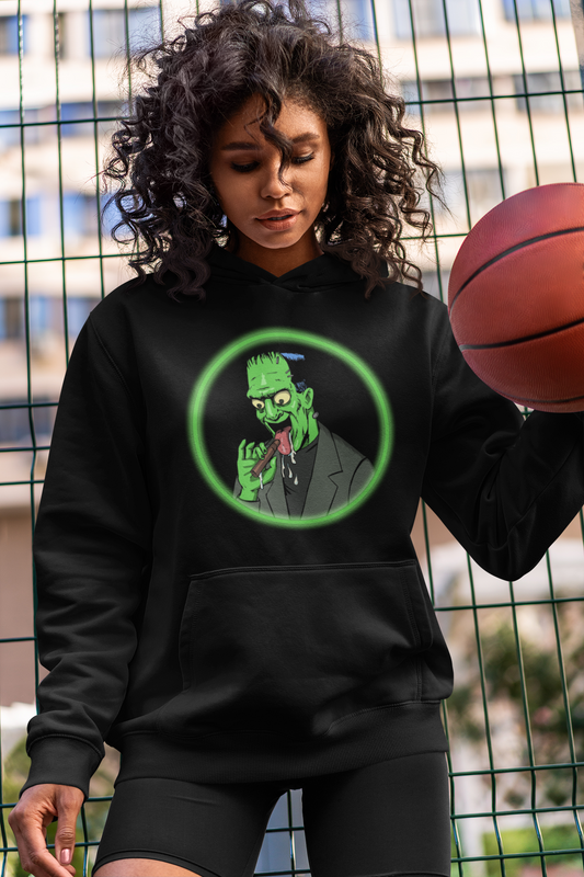 big face hoodie women's